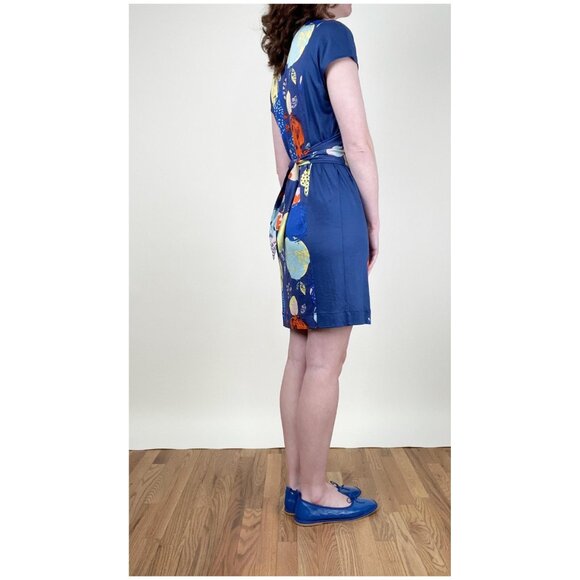 Marimekko Katte Dress Mini Midi Floral Print Scandinavian Summer Sun Scandi Girl - Picture 4 of 14